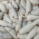 Calamar relleno de langostinos